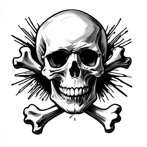 Skull And Bones Sleeve