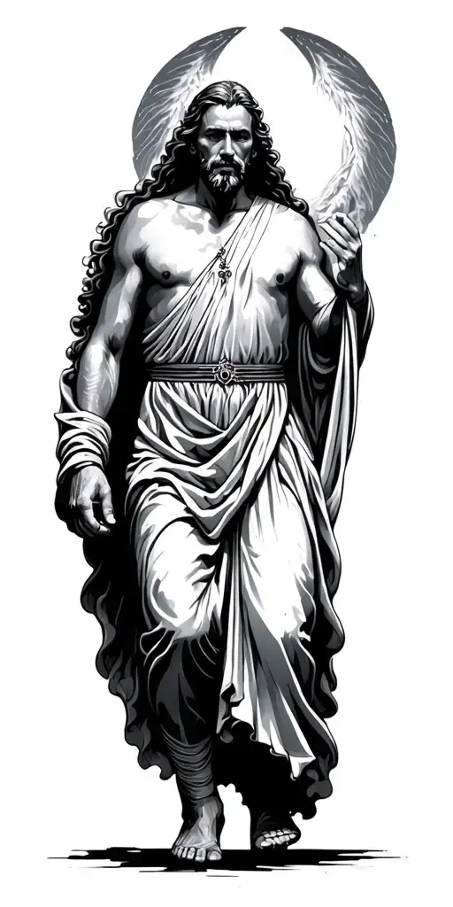 Heaven Gates Dad Walking Towards