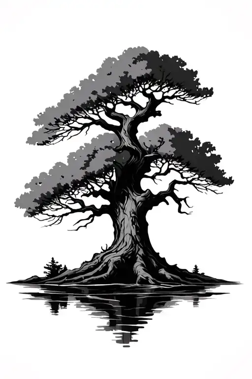 Dead Tree Silhouette