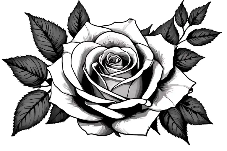 Nicole With Rose Beside It