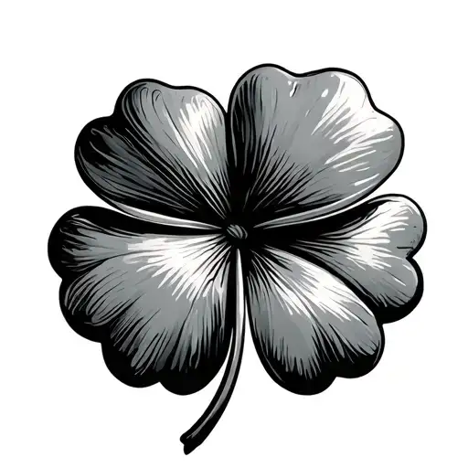 Four Leaf Clover Intertwined