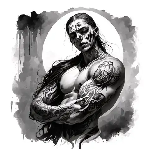 Make A Tattoo Design That Fit The Scar On The Arm