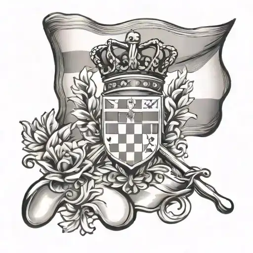 Croatian Flag And Chef Life