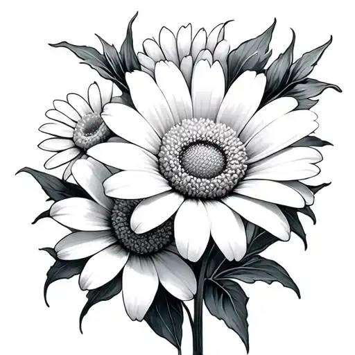 Daisy And Chrysanthemum