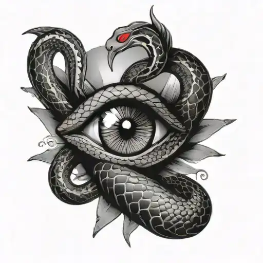 The Sun's Eye Around The Snake