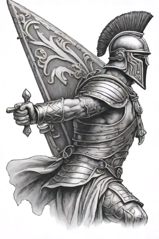 Roman Soldier Standing