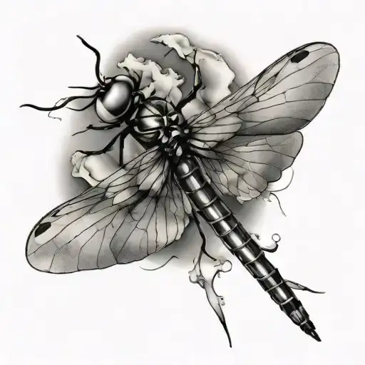 Minimalist Dragonfly