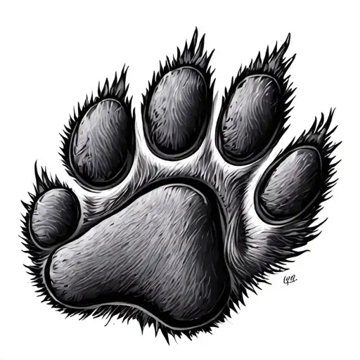 Dog Paw Print