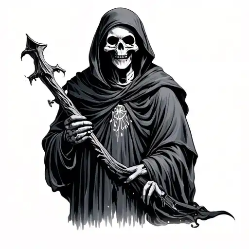 Death Can Have Me When It Earns Me With The Grim Reaper Holding
