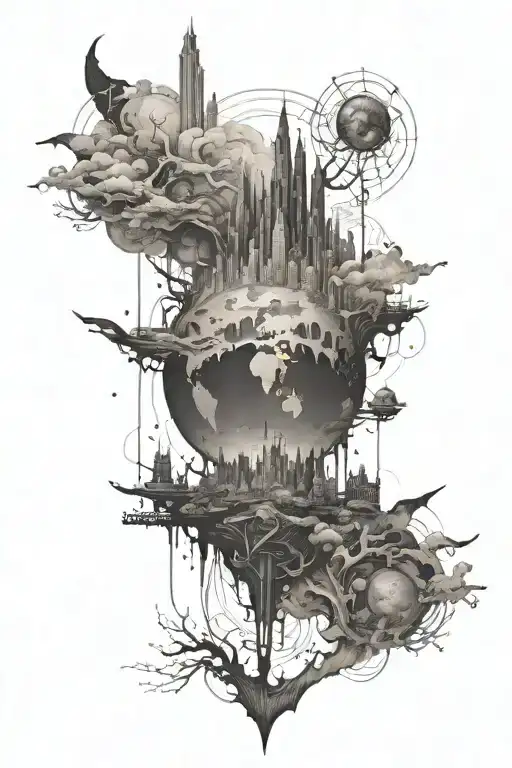 A Magnificent Looking World As A Background