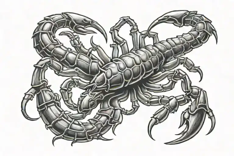 Scorpion With The Word Itzmolini
