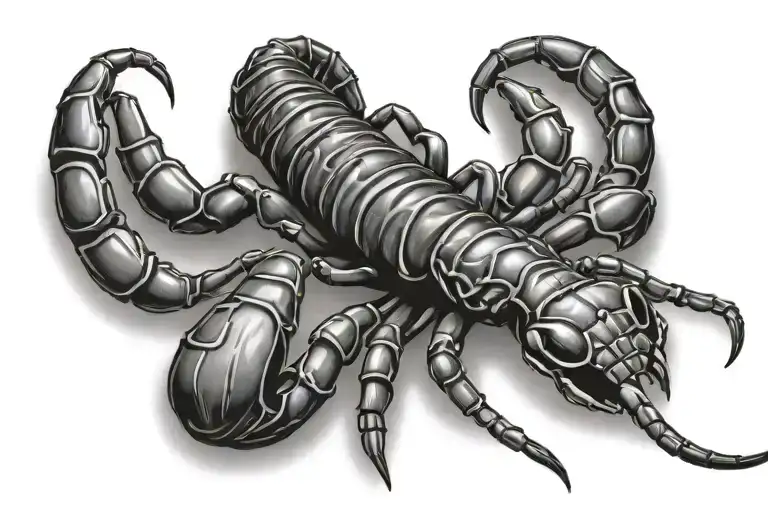 Scorpion With The Word Itzmolini