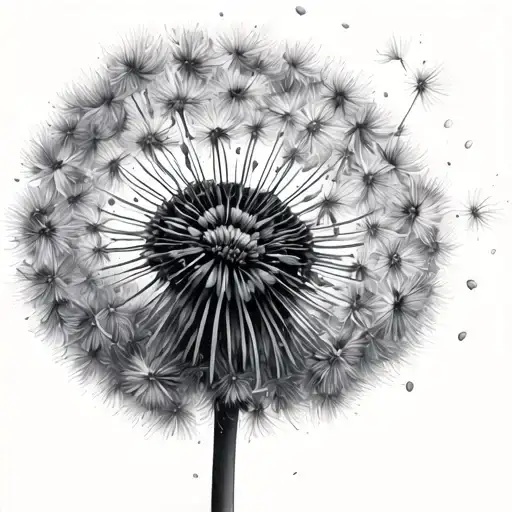 Dandelion Blowing