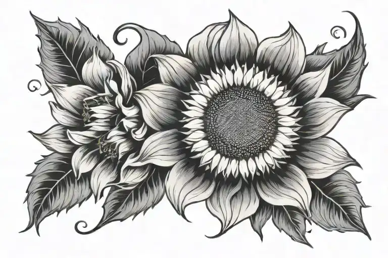 Sunflower Upper Arm Bracelet