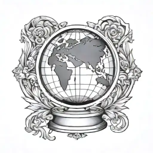 Scale Globe Symbolizing