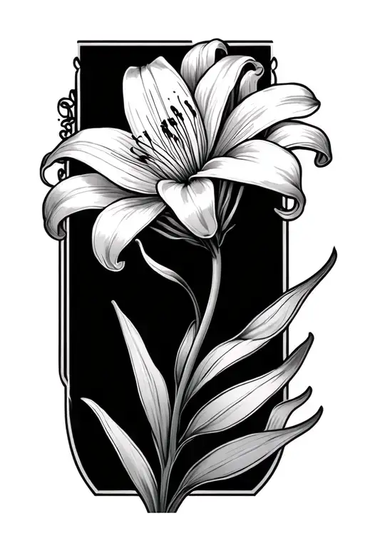 Birth Year And Spider Lily Flower