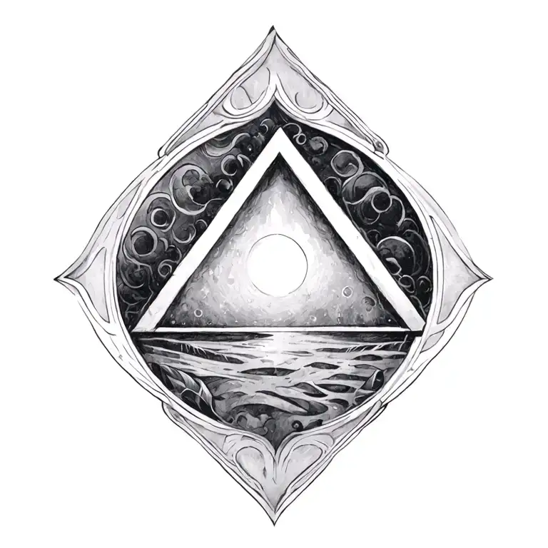 Triangle Inside A Circle