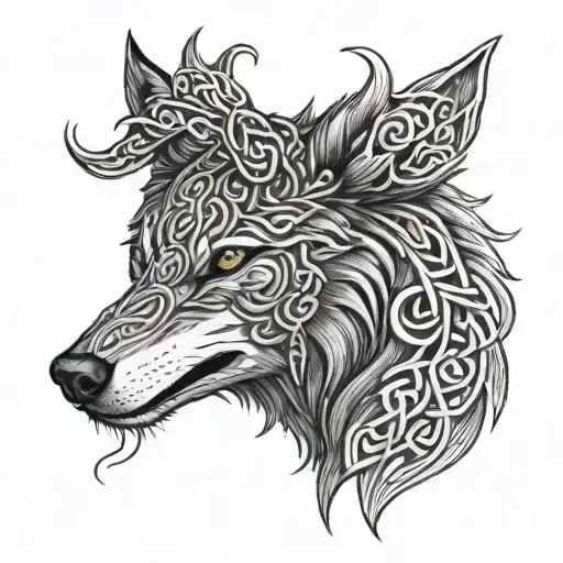 Celtic Wolf Crown