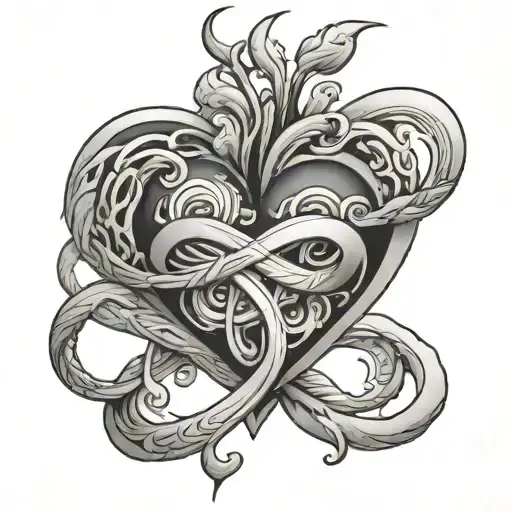 Heart And Infinity Symbol