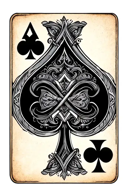 Ace Of Spades Card