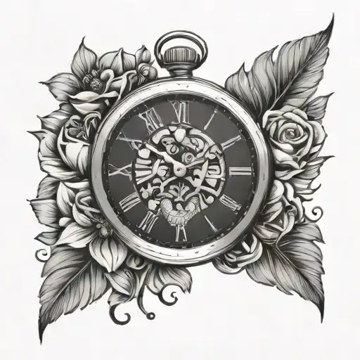 Watch Date Tattoo Design