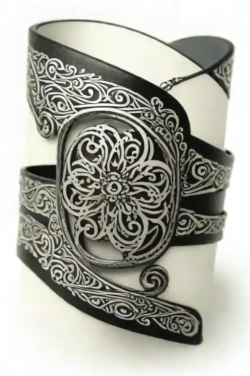 Infinite Curved Wrist Bracelet