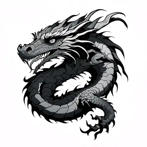 A Dragon Wrapped My Arm