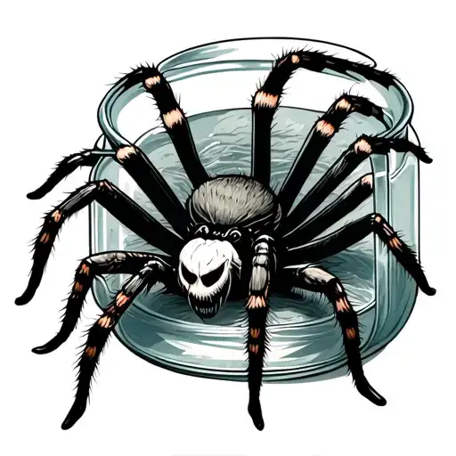 Spooky Spider In A Jar