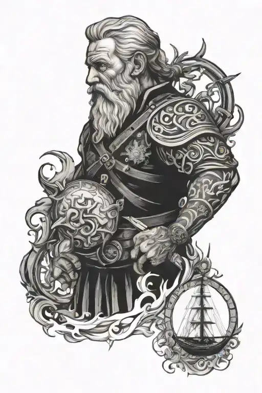 Nordic Seafaring Father