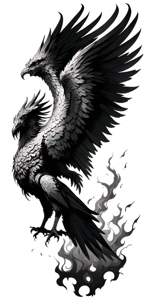 Phoenix Rising From Ashes