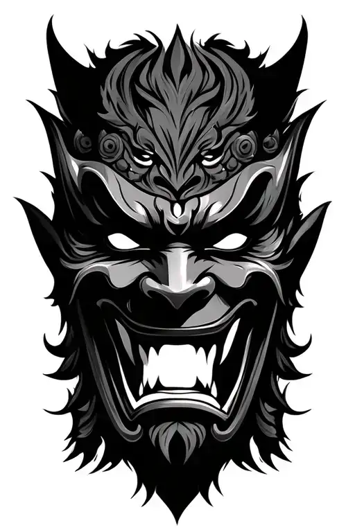 Oni Japanese Mask