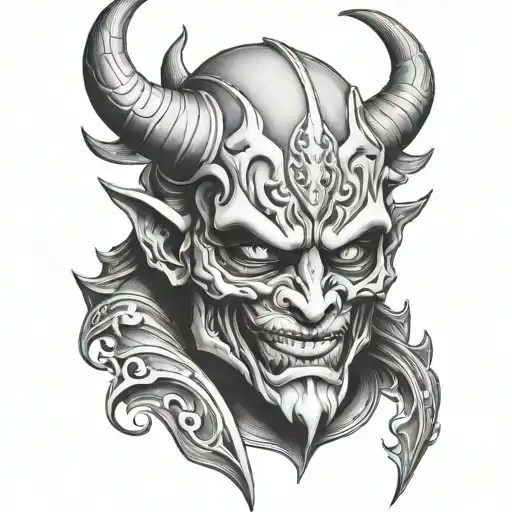 Weird Unique Demon Mask