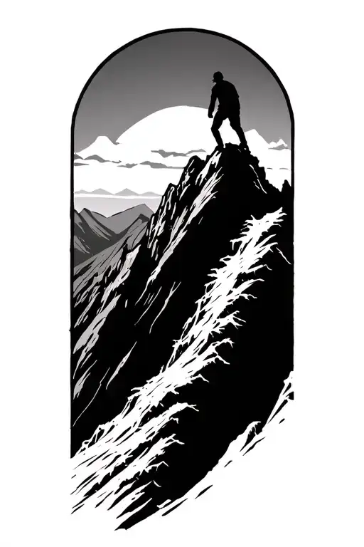 Climbing Mountain Of Life