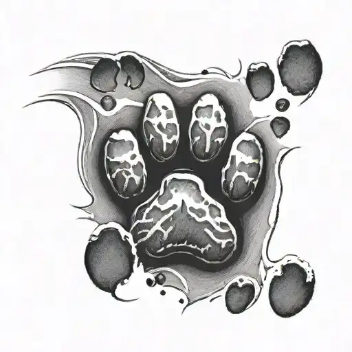 Dog Paw Print