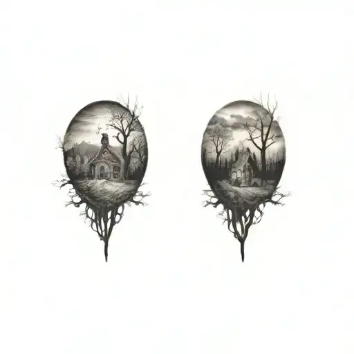 Graveyard And Forest