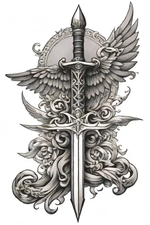 A Simple Sword With Wings