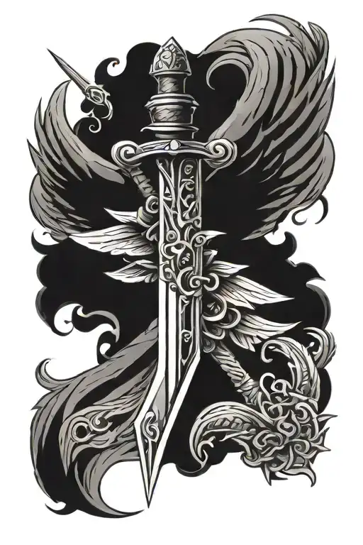 A Simple Sword With Wings