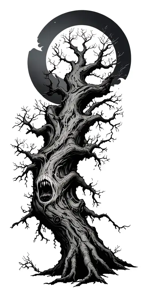 Tree With Pain And Rage