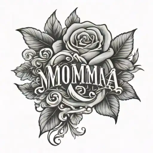 A Manly Tattoo For My Momma To Show I Love Her With The Word Momma In It