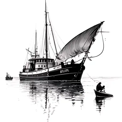 Blackpool Fishing Scene