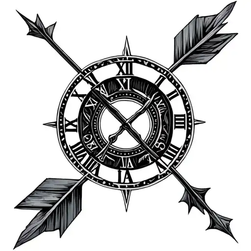 Roman Numerals Arrows