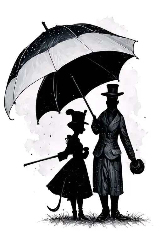 Mary Poppins Umbrella And Bert's Chimney Sweep