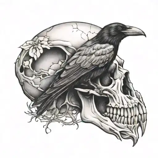 Raven Skull