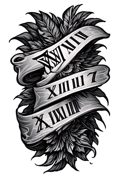 Twin 2001 Roman Numeral