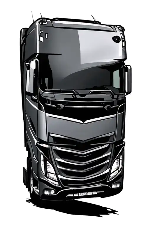 Diesel Truck Symbolizing