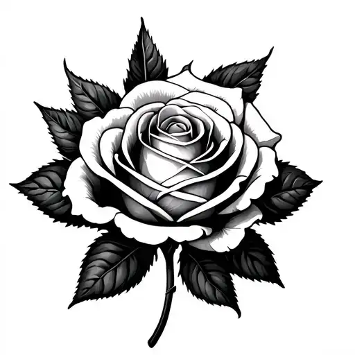 Grunge Rose Inside Forearm Half Sleeve