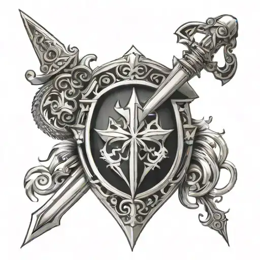 Sword Shield Adorned Stars