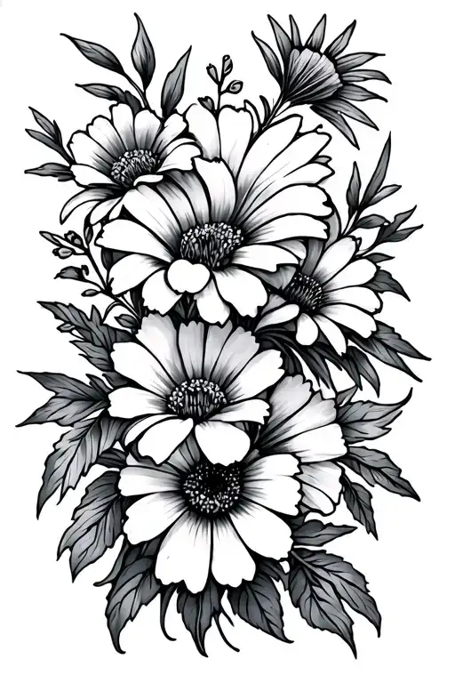 Wildflower Leg Wrap Piece