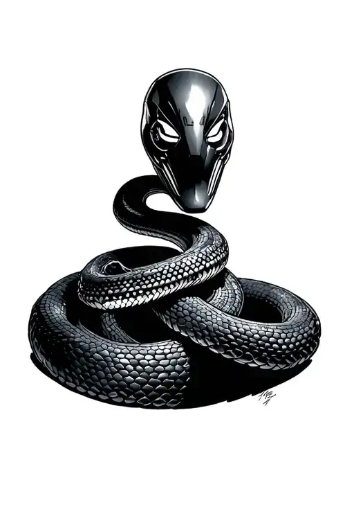 Just Mask And Snake Cyborg