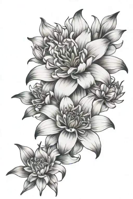 Lily Rose Aster Flower Blooming